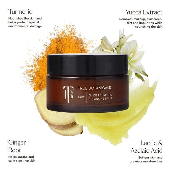 True Botanicals Ginger Turmeric Cleansing Balm 3.4 Oz. - Picture 4 of 8